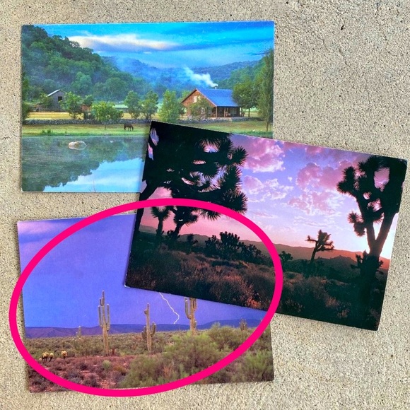 Arizona Lightening in the Desert Landscape Postcard - Picture 6 of 9